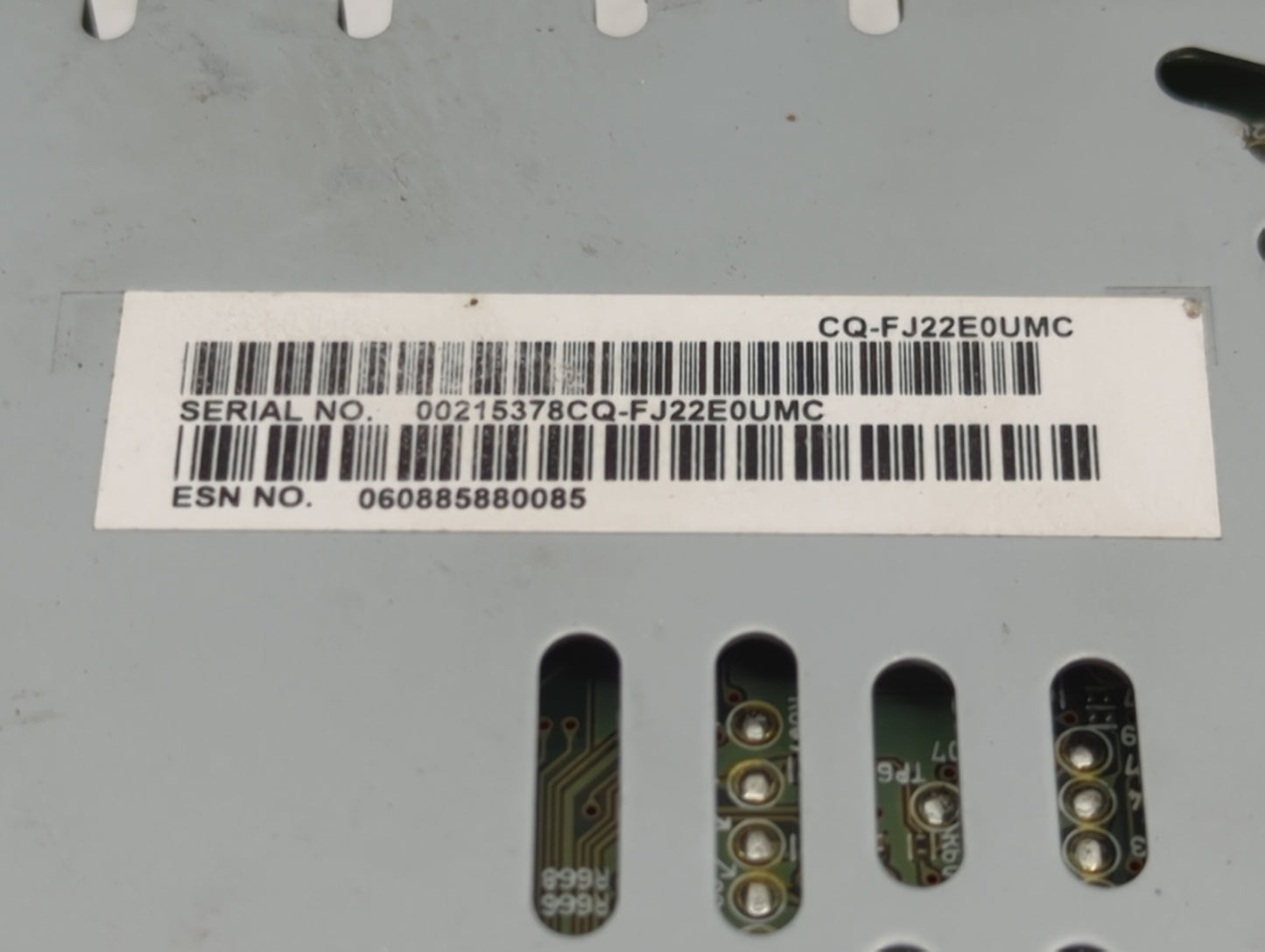 2013-2015 Ford Fusion Radio AM FM Cd Player Receiver Replacement P/N:CQ-FJ22E0UMC Fits Fits 2013 2014 2015 OEM Used Auto Par