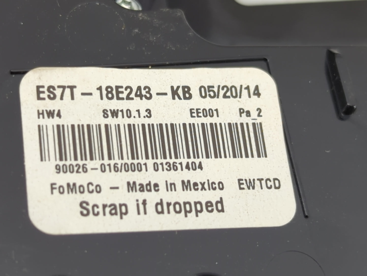 2014-2015 Ford Fusion Radio Control Panel 1466251 - Oemusedautoparts1.com
