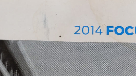 2014 Ford Fusion Owners Manual Book Guide OEM Used Auto Parts