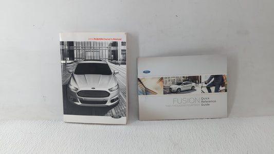 2014 Ford Fusion Owners Manual Book Guide OEM Used Auto Parts