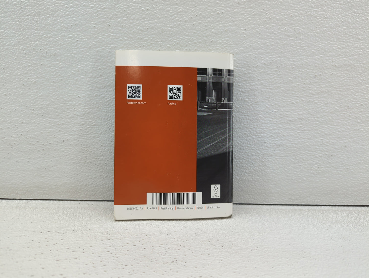 2014 Ford Fusion Owners Manual Book Guide OEM Used Auto Parts - Oemusedautoparts1.com