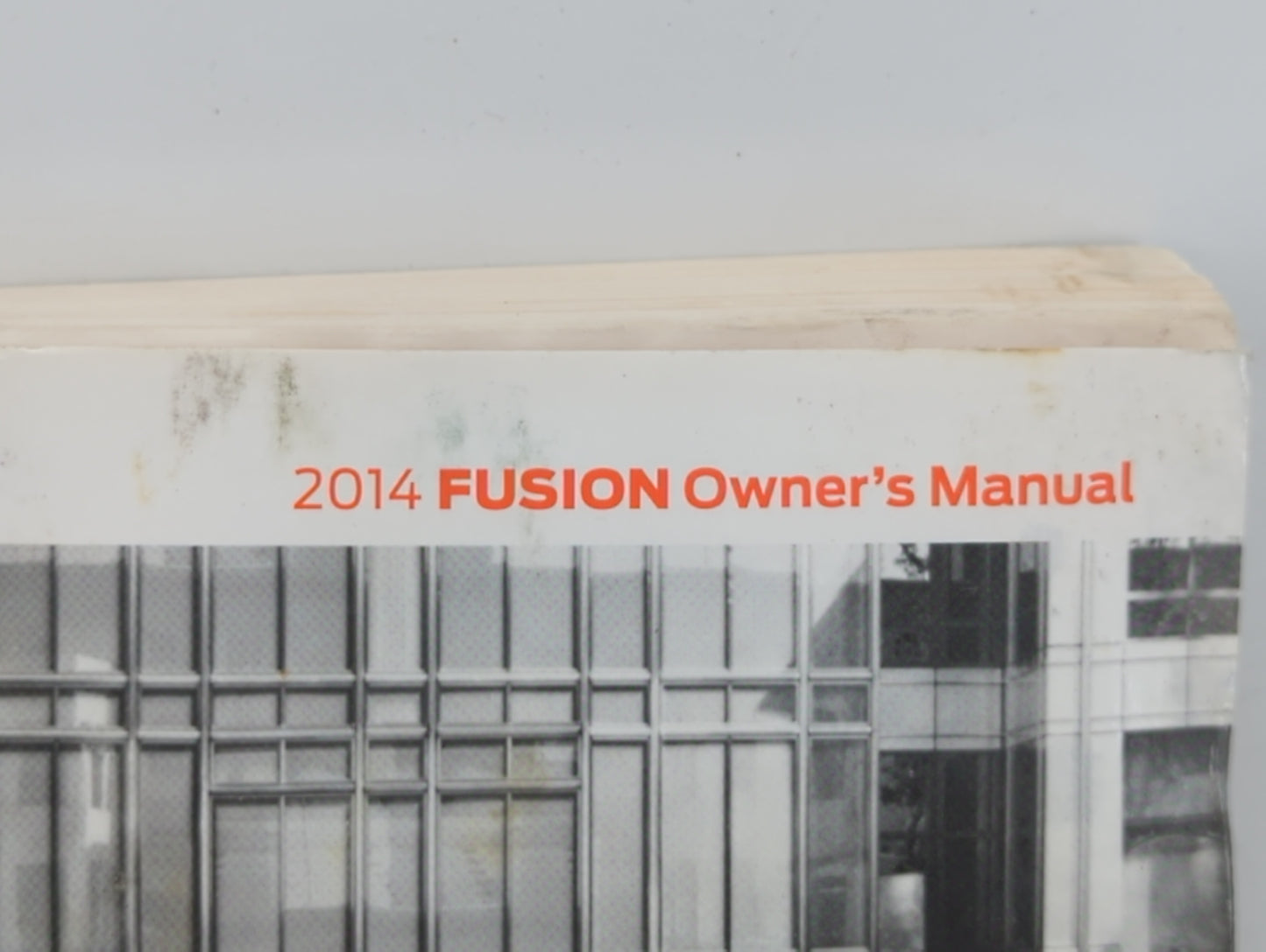 2014 Ford Fusion Owners Manual Book Guide OEM Used Auto Parts - Oemusedautoparts1.com