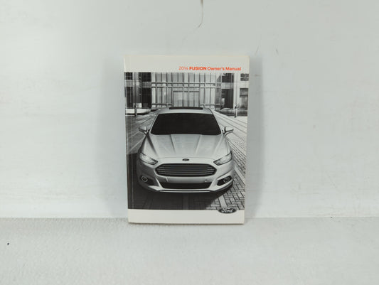 2014 Ford Fusion Owners Manual Book Guide OEM Used Auto Parts