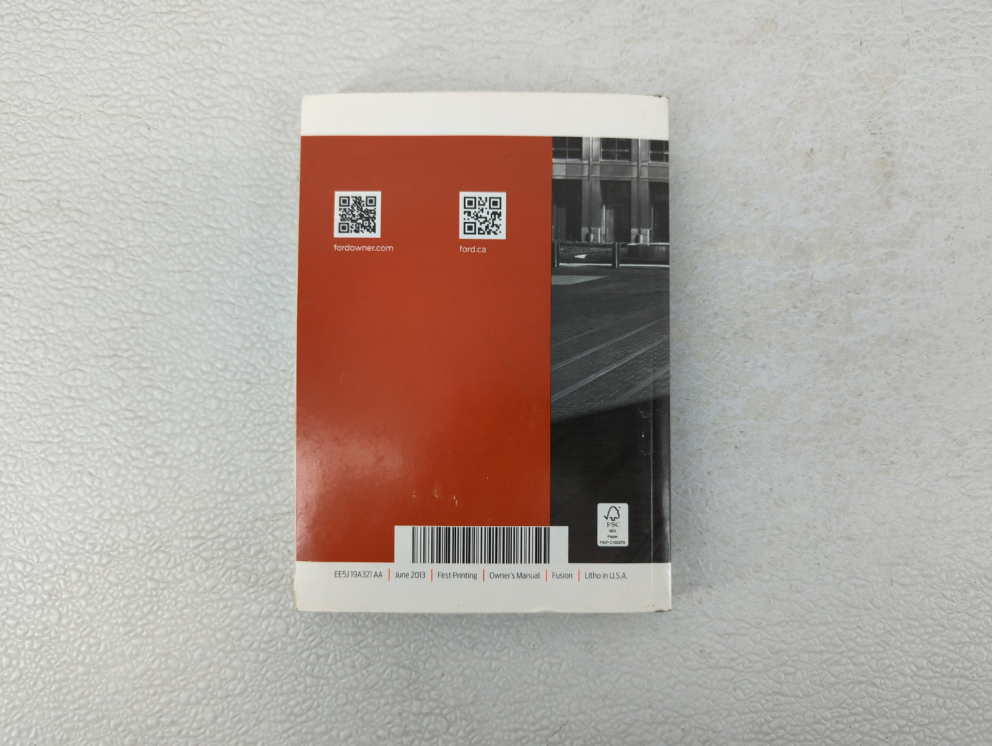 2014 Ford Fusion Owners Manual Book Guide OEM Used Auto Parts - Oemusedautoparts1.com