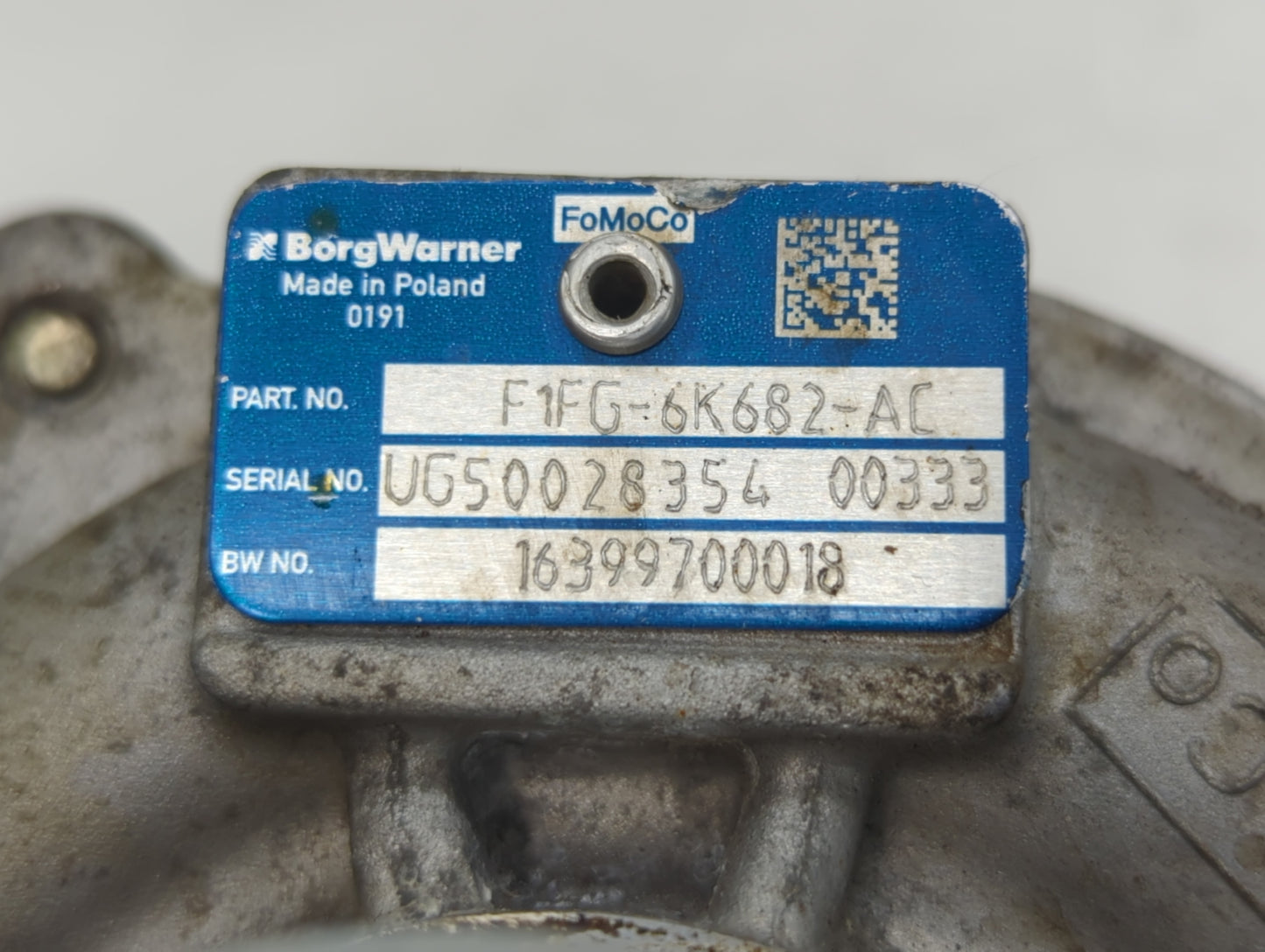 2014 Ford Fusion Turbocharger Turbo Charger Super Charger Supercharger - Oemusedautoparts1.com