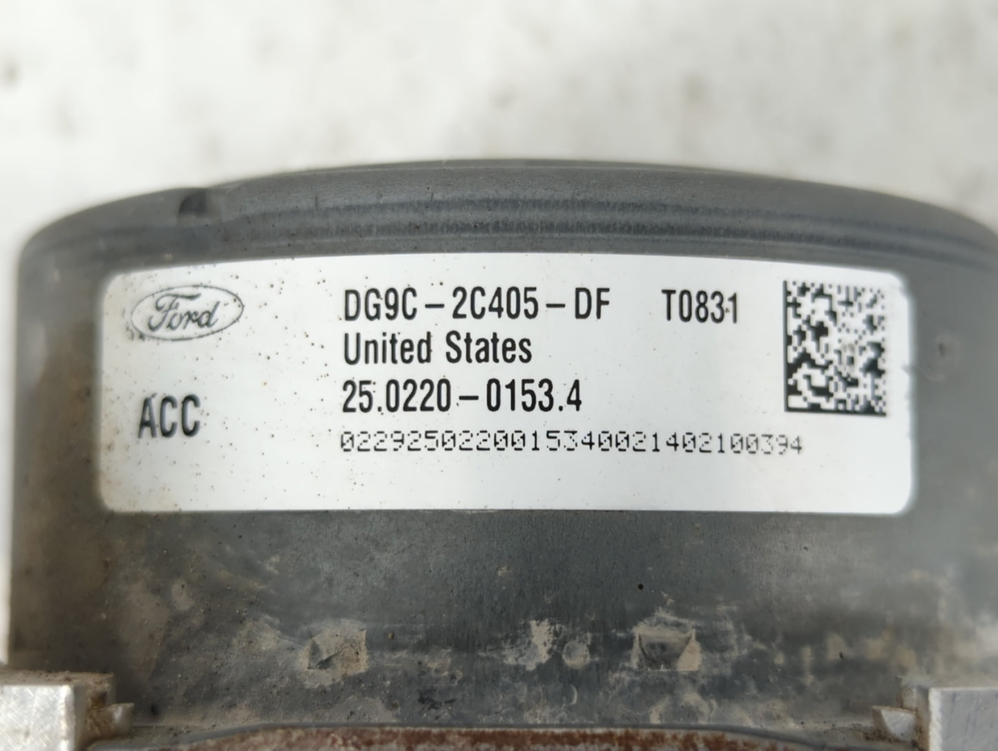 2014-2016 Ford Fusion ABS Pump Control Module Replacement P/N:DG9C-2C405-DF Fits Fits 2014 2015 2016 OEM Used Auto Parts - O
