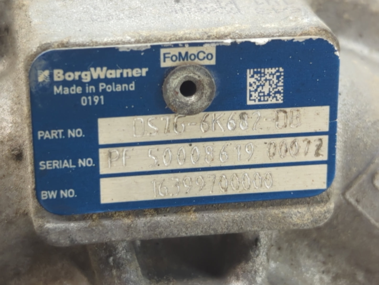 2014 Ford Fusion Turbocharger Turbo Charger Super Charger Supercharger - Oemusedautoparts1.com