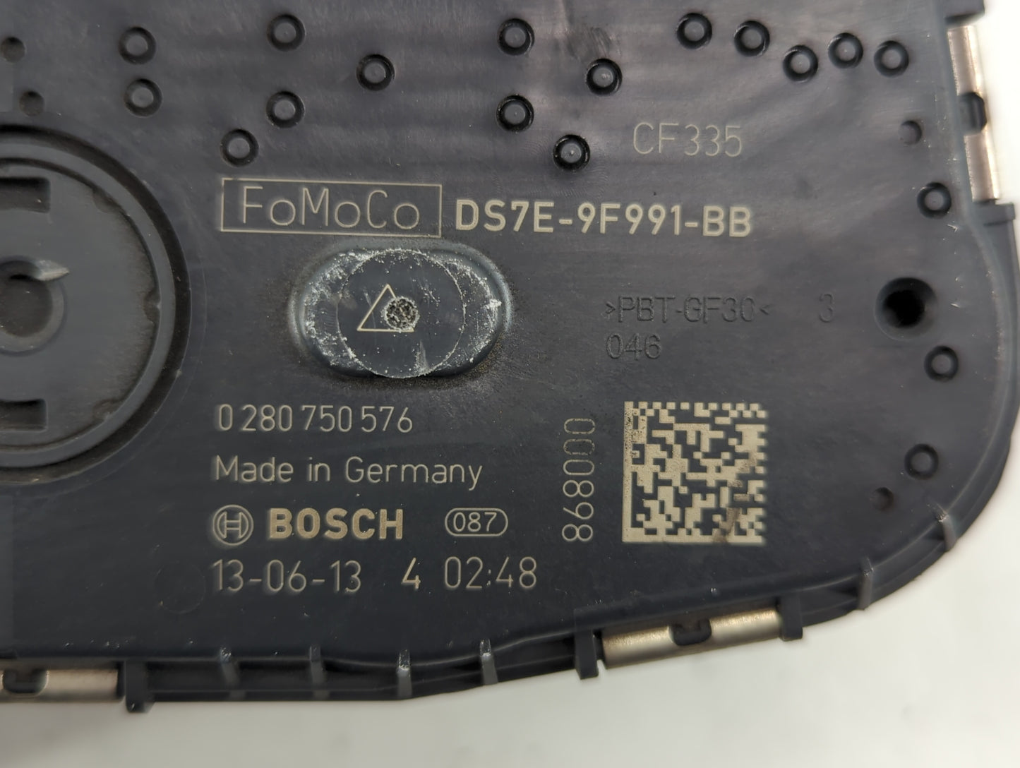 2014-2020 Ford Fusion Throttle Body P/N:CF335 DS7E-9F991-BB Fits Fits 2014 2015 2016 2017 2018 2019 2020 2021 2022 OEM Used