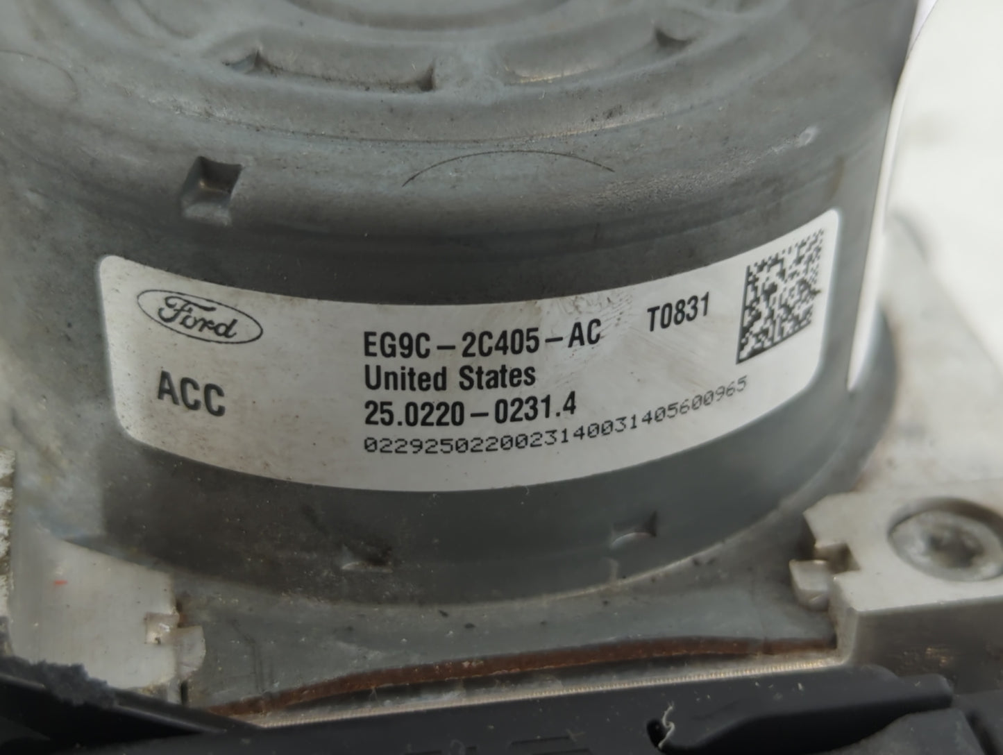 2014-2016 Ford Fusion ABS Pump Control Module Replacement P/N:EG9C-2C405-AC Fits Fits 2014 2015 2016 OEM Used Auto Parts - O