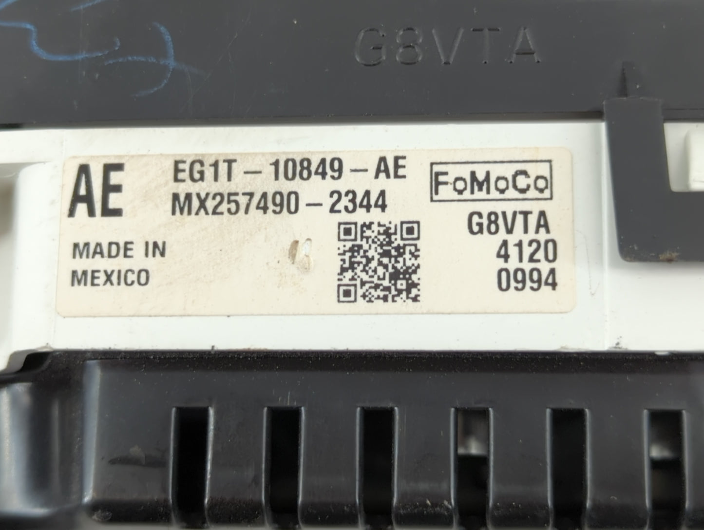2014 Ford Taurus Instrument Cluster Speedometer Gauges P/N:MX257490-2344 EG1T-10849-AE Fits OEM Used Auto Parts - Oemusedaut