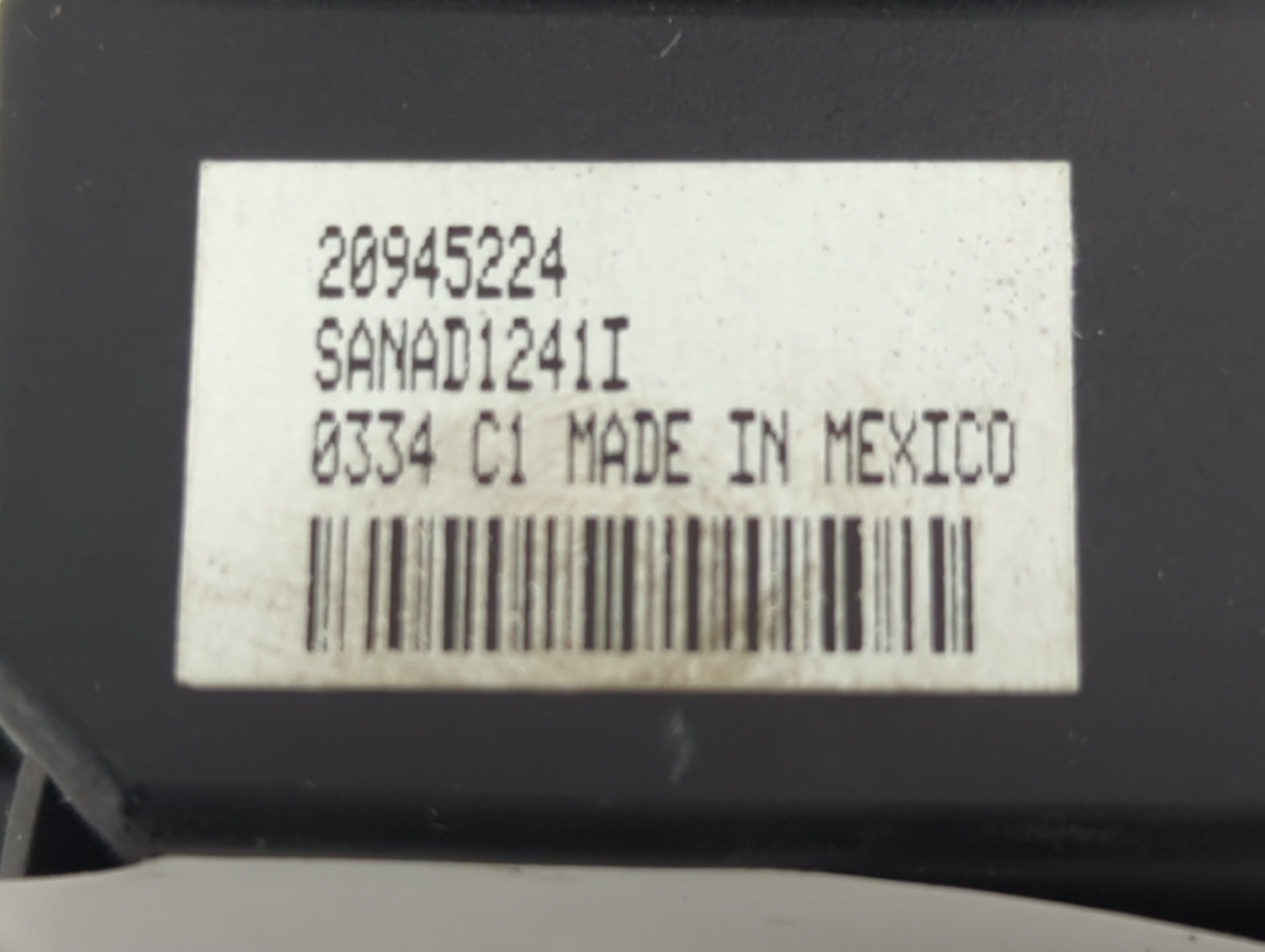 2010-2017 Gmc Acadia Master Power Window Switch Replacement Driver Side Left P/N:20945224 SANAD1241I Fits OEM Used Auto Part