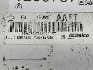 2014-2016 Gmc Sierra 1500 PCM Engine Control Computer ECU ECM PCU OEM P/N:12639900 Fits Fits 2014 2015 2016 OEM Used Auto Parts