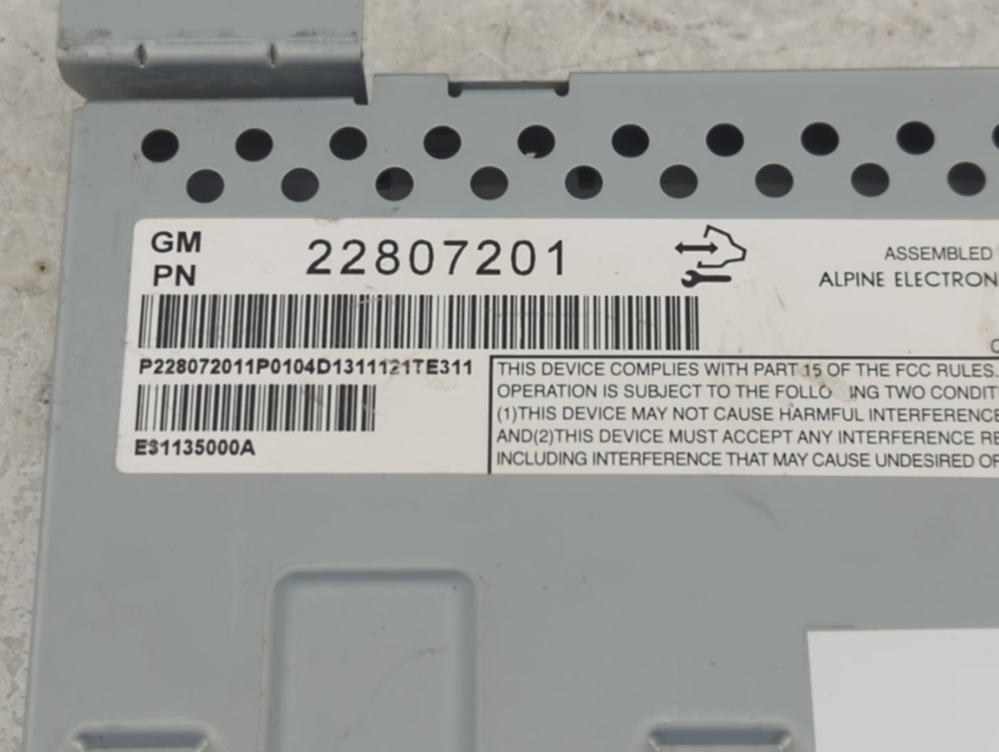 2010-2015 Gmc Terrain Information Display Screen - Oemusedautoparts1.com