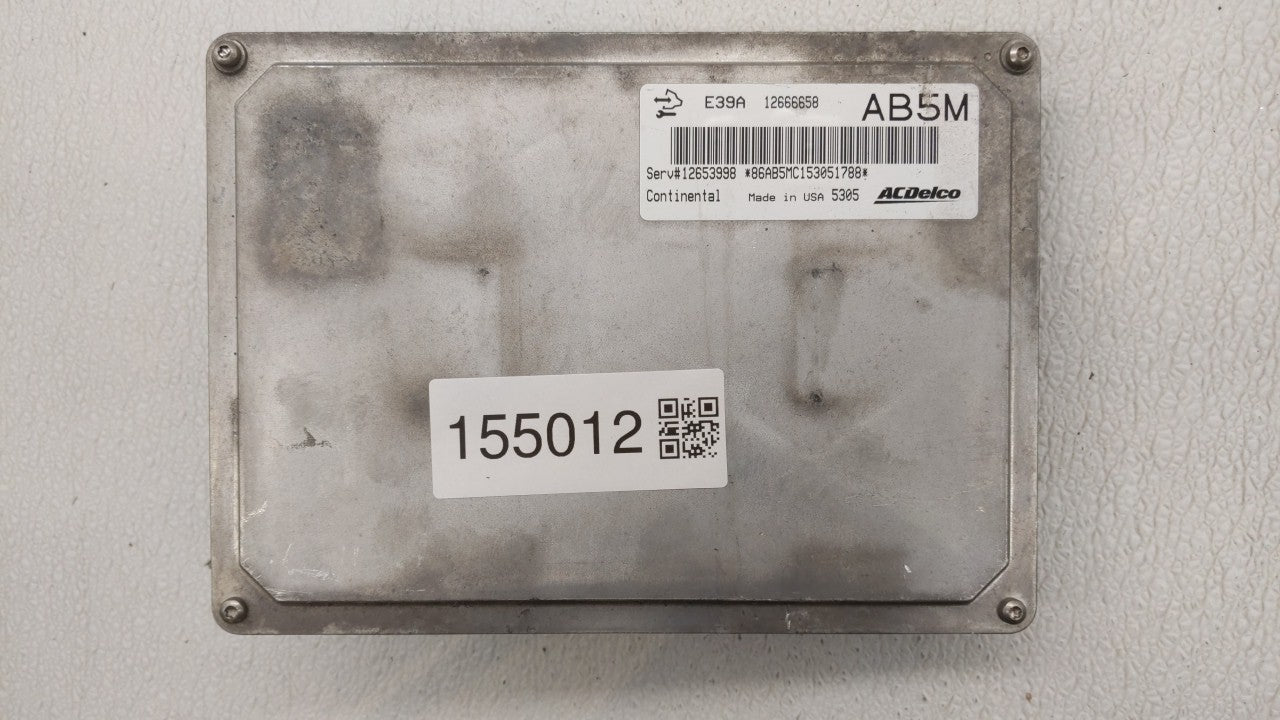 2013-2016 Gmc Terrain PCM Engine Control Computer ECU ECM PCU OEM P/N:12655476 12657776, 12644446 Fits Fits 2013 2014 2015 2