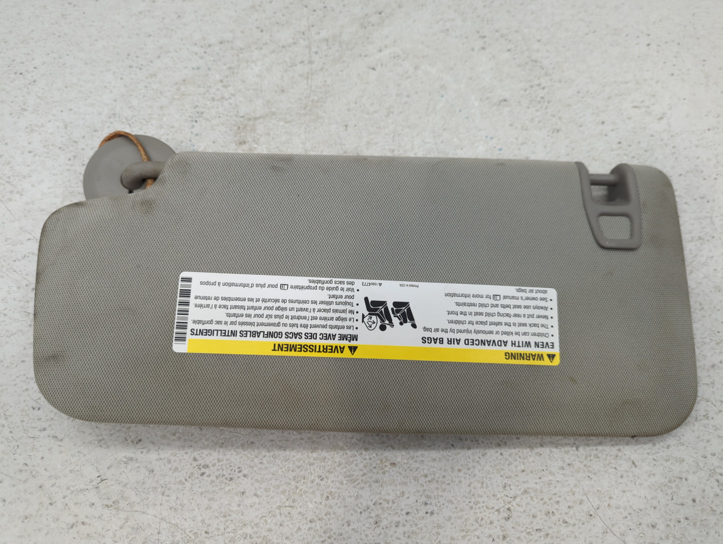 2010-2017 Gmc Terrain Sun Visor Shade Replacement Passenger Right Mirror Fits Fits 2010 2011 2012 2013 2014 2015 2016 2017 O
