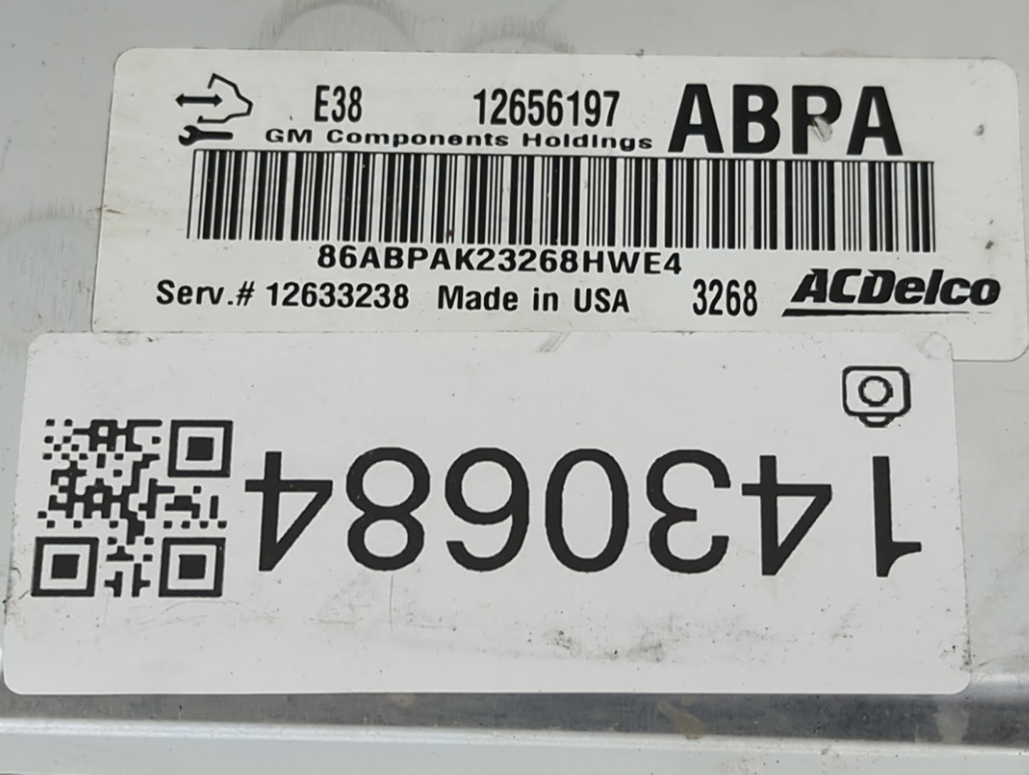 2014 Gmc Yukonstd PCM Engine Control Computer ECU ECM PCU OEM P/N:12656197 12633238 Fits Fits 2010 2011 2012 2013 2015 2016