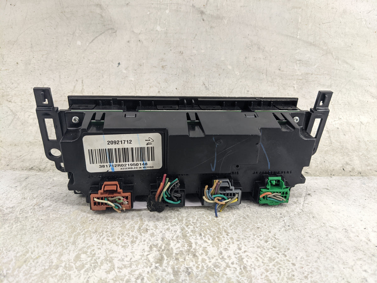 2012-2014 Gmc Yukon Xl 1500 Climate Control Module Temperature AC/Heater Replacement P/N:20921712 Fits Fits 2012 2013 2014 O