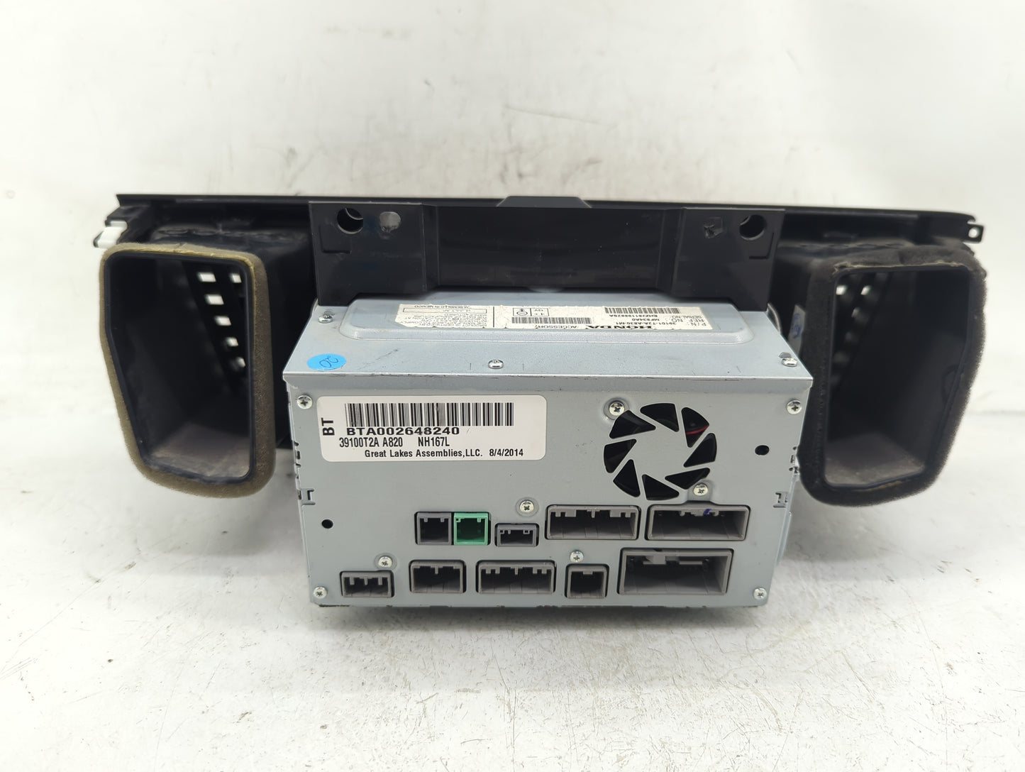 2013-2015 Honda Accord Radio AM FM Cd Player Receiver Replacement P/N:39101-T2A-A830-M1 39100T2A A820 Fits Fits 2013 2014 20