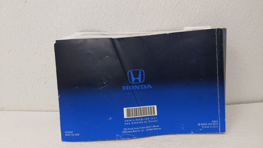 2014 Honda Accord Owners Manual Book Guide OEM Used Auto Parts