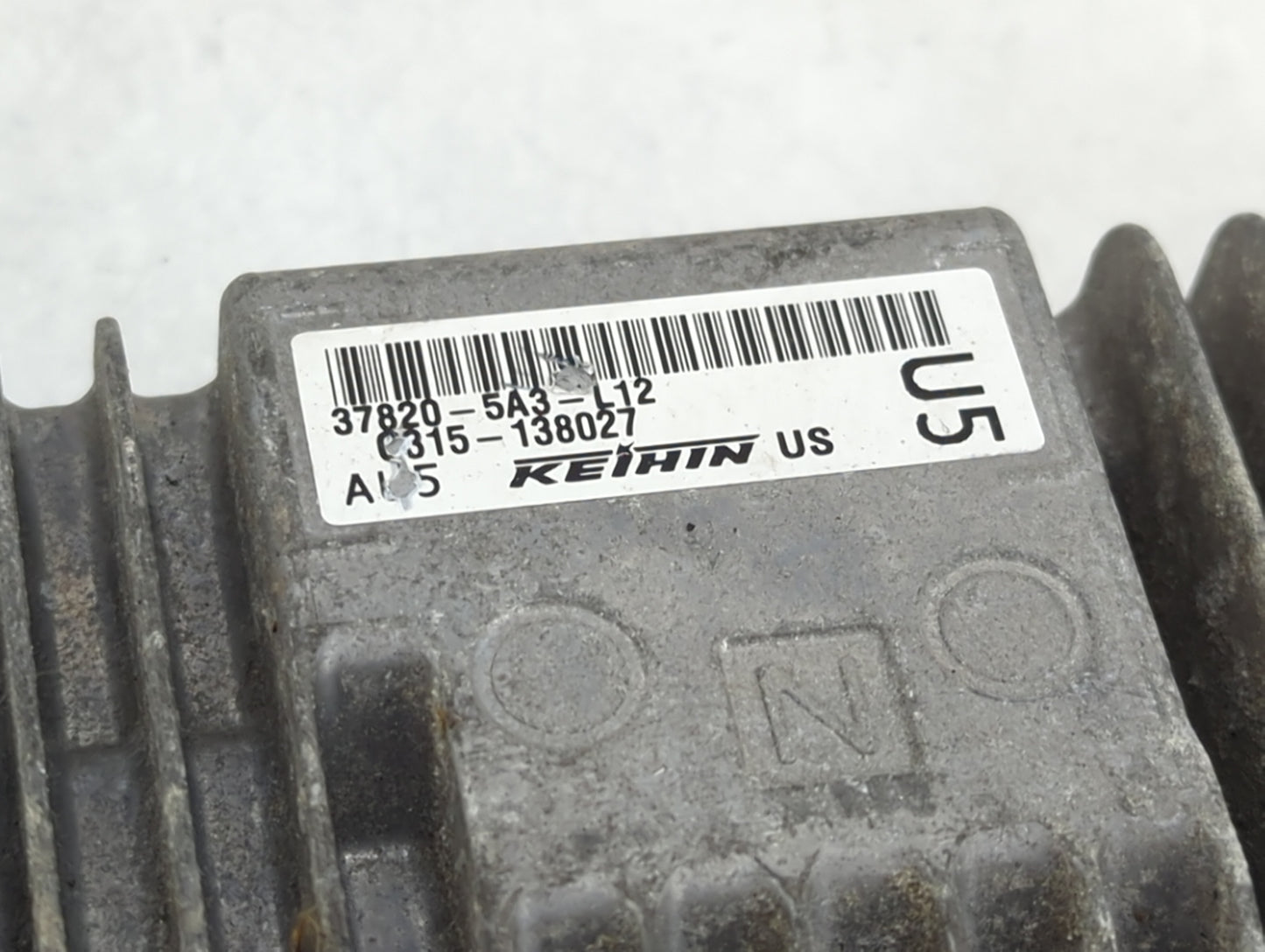 2014 Honda Accord PCM Engine Control Computer ECU ECM PCU OEM P/N:37820-5A3-L12 Fits OEM Used Auto Parts - Oemusedautoparts1