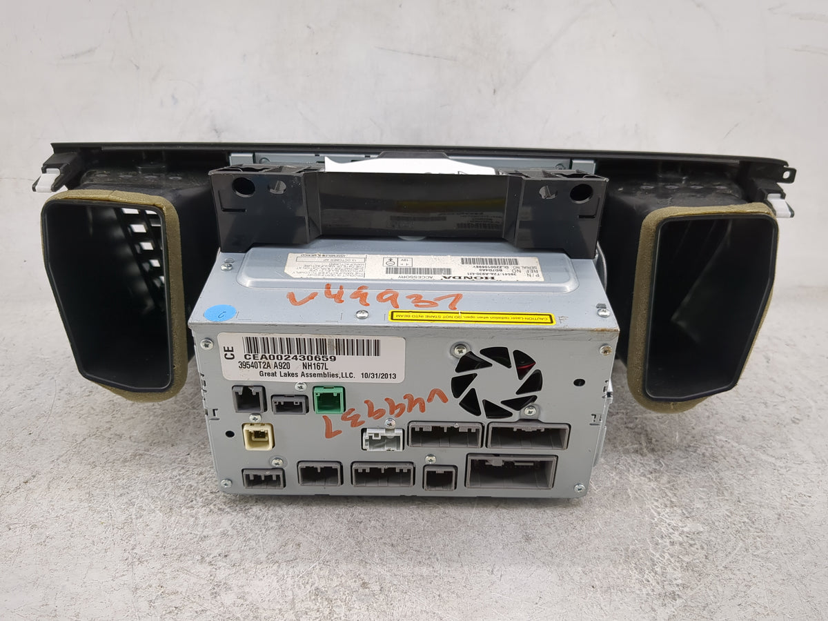 2013-2015 Honda Accord Information Radio Display Screen 1483307 - Oemusedautoparts1.com