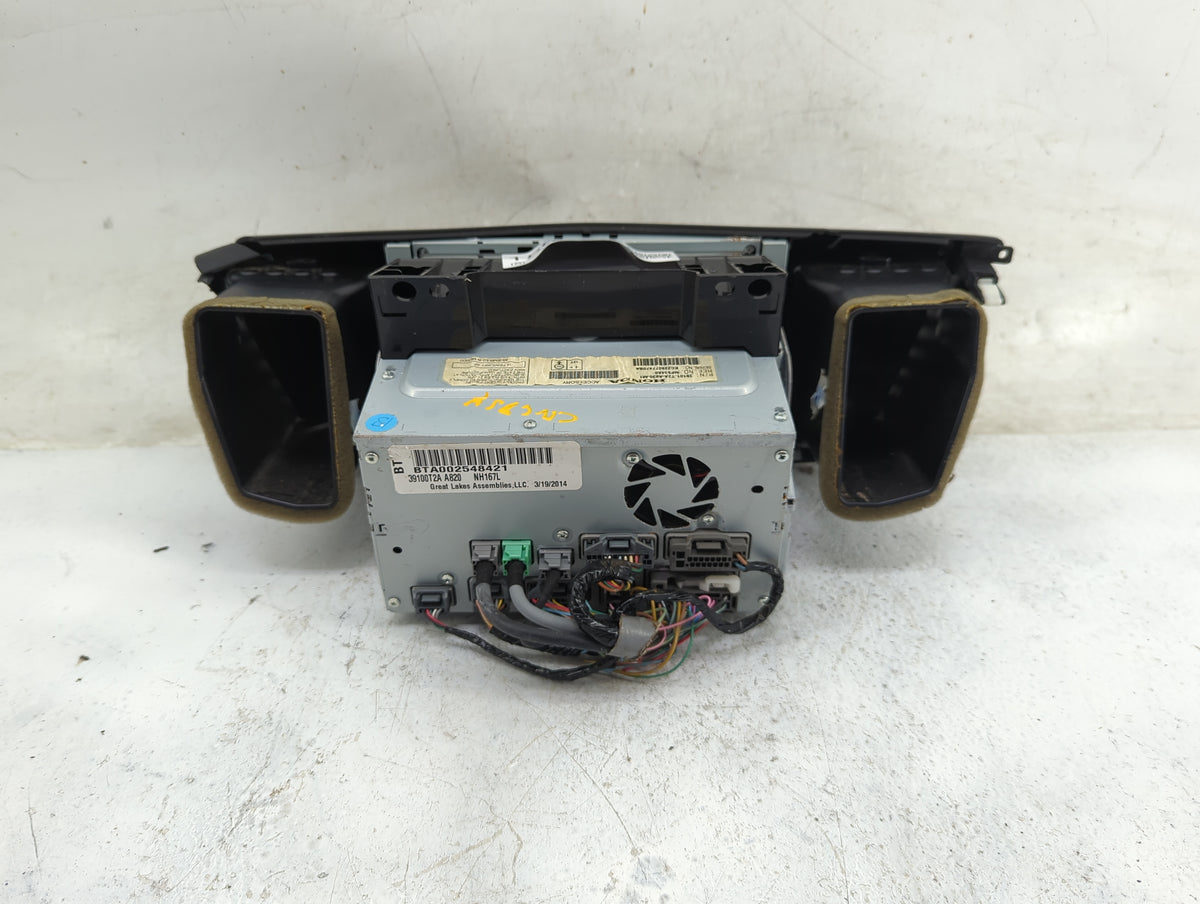 2013-2015 Honda Accord Radio AM FM Cd Player Receiver Replacement P/N:39101-T2A-A830-M1 MF834A0 Fits Fits 2013 2014 2015 OEM