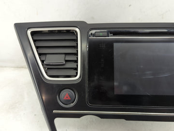 2014-2015 Honda Civic Radio AM FM Cd Player Receiver Replacement P/N:39100-TR6-A61-M1 NR-243UH, 4CCA0-T Fits Fits 2014 2015 OEM Used Auto Parts