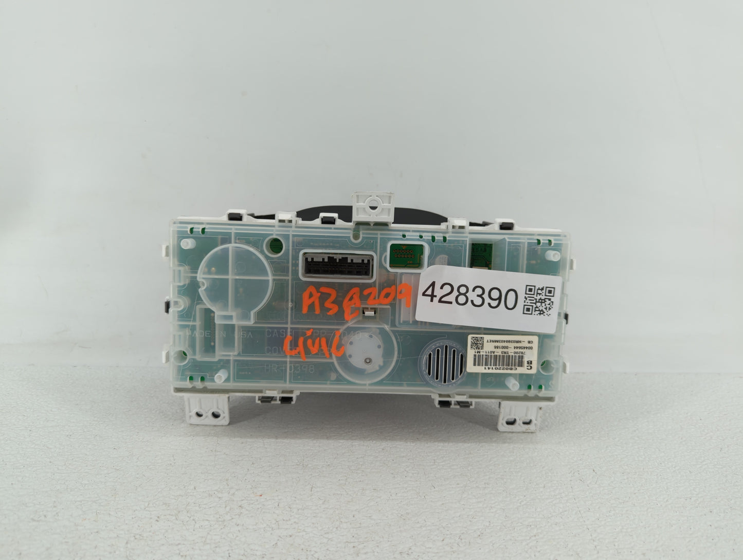 2014-2015 Honda Civic Instrument Cluster Speedometer Gauges P/N:78200-TR3-A011-M1 78200-TR3-A411-M1 Fits Fits 2014 2015 OEM