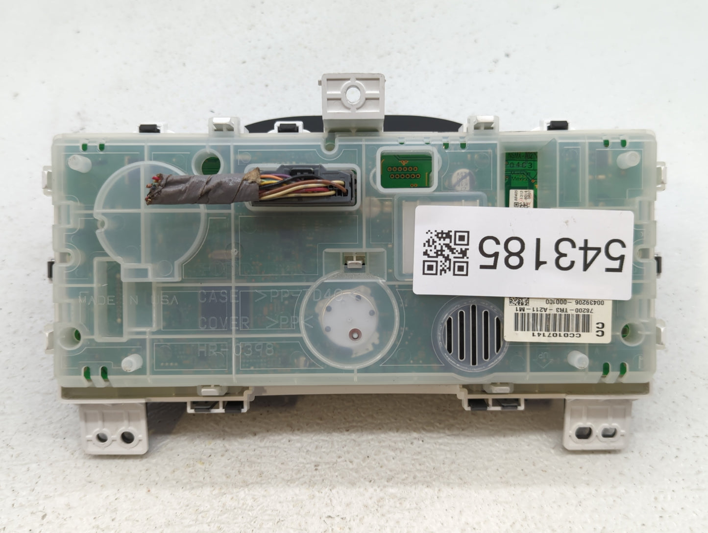 2014-2015 Honda Civic Instrument Cluster Speedometer Gauges Fits Fits 2014 2015 OEM Used Auto Parts - Oemusedautoparts1.com