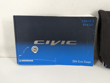2014 Honda Civic Owners Manual Book Guide P/N:00X31-TS8-6210 31TS8621 OEM Used Auto Parts