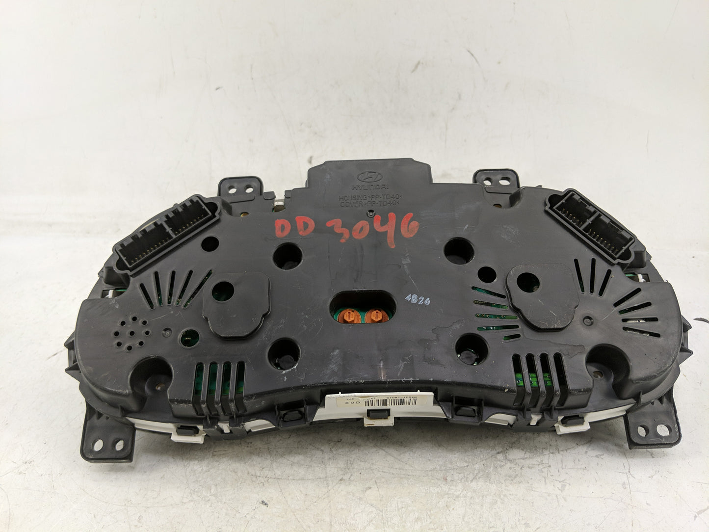 2014 Hyundai Accent Instrument Cluster Speedometer Gauges Fits OEM Used Auto Parts - Oemusedautoparts1.com