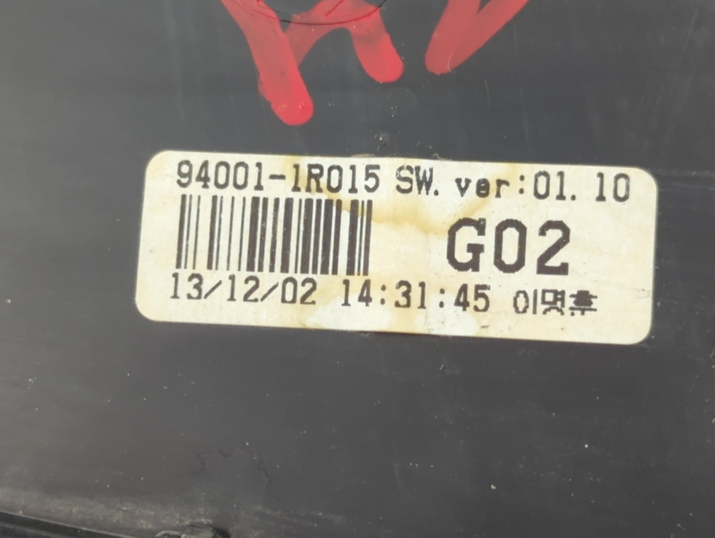 2014 Hyundai Accent Instrument Cluster Speedometer Gauges P/N:94001-1R015 Fits OEM Used Auto Parts - Oemusedautoparts1.com