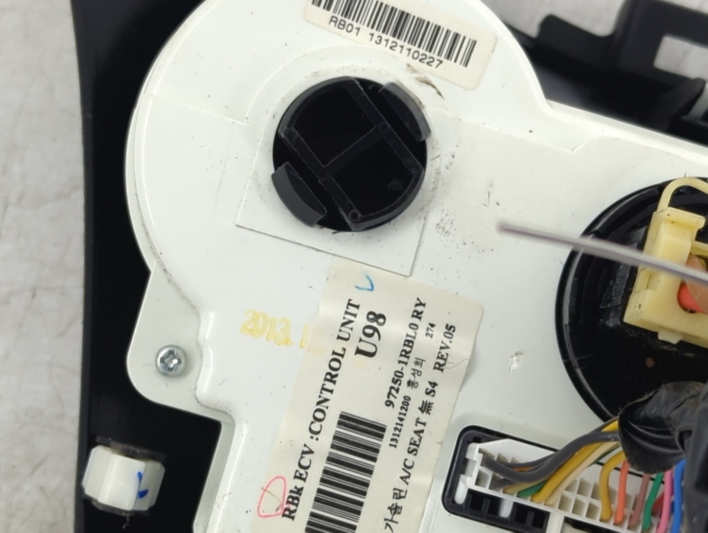 2012-2014 Hyundai Accent Climate Control Module Temperature AC/Heater Replacement P/N:97250-1RBL0 972501RBL0 Fits OEM Used A