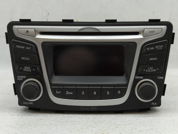 2014 Hyundai Accent Radio AM FM Cd Player Receiver Replacement P/N:96170-1R1104X 96170-1R1104 Fits OEM Used Auto Parts