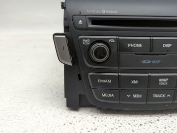 2014 Hyundai Azera Radio AM FM Cd Player Receiver Replacement P/N:96560-3V7104X Fits OEM Used Auto Parts