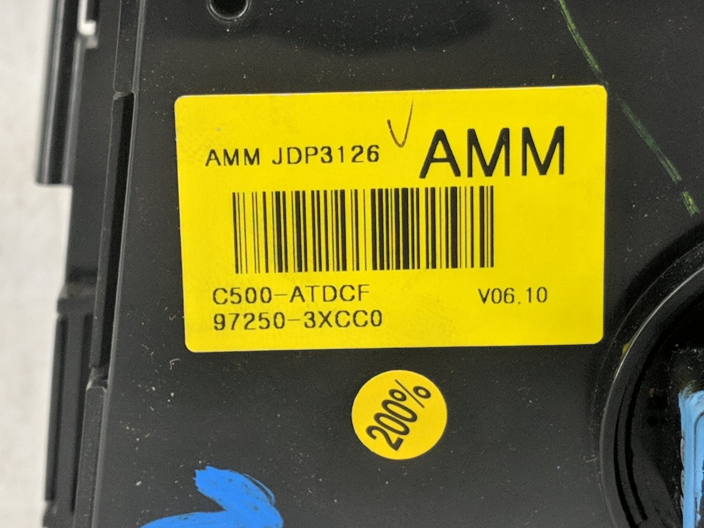 2014-2016 Hyundai Elantra Climate Control Module Temperature AC/Heater Replacement P/N:97250-3XCC0 C500-ATDCF Fits OEM Used