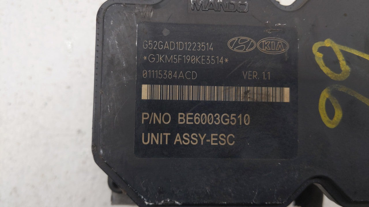 2014-2016 Hyundai Elantra ABS Pump Control Module Replacement P/N:58920-3X630 Fits Fits 2014 2015 2016 OEM Used Auto Parts -