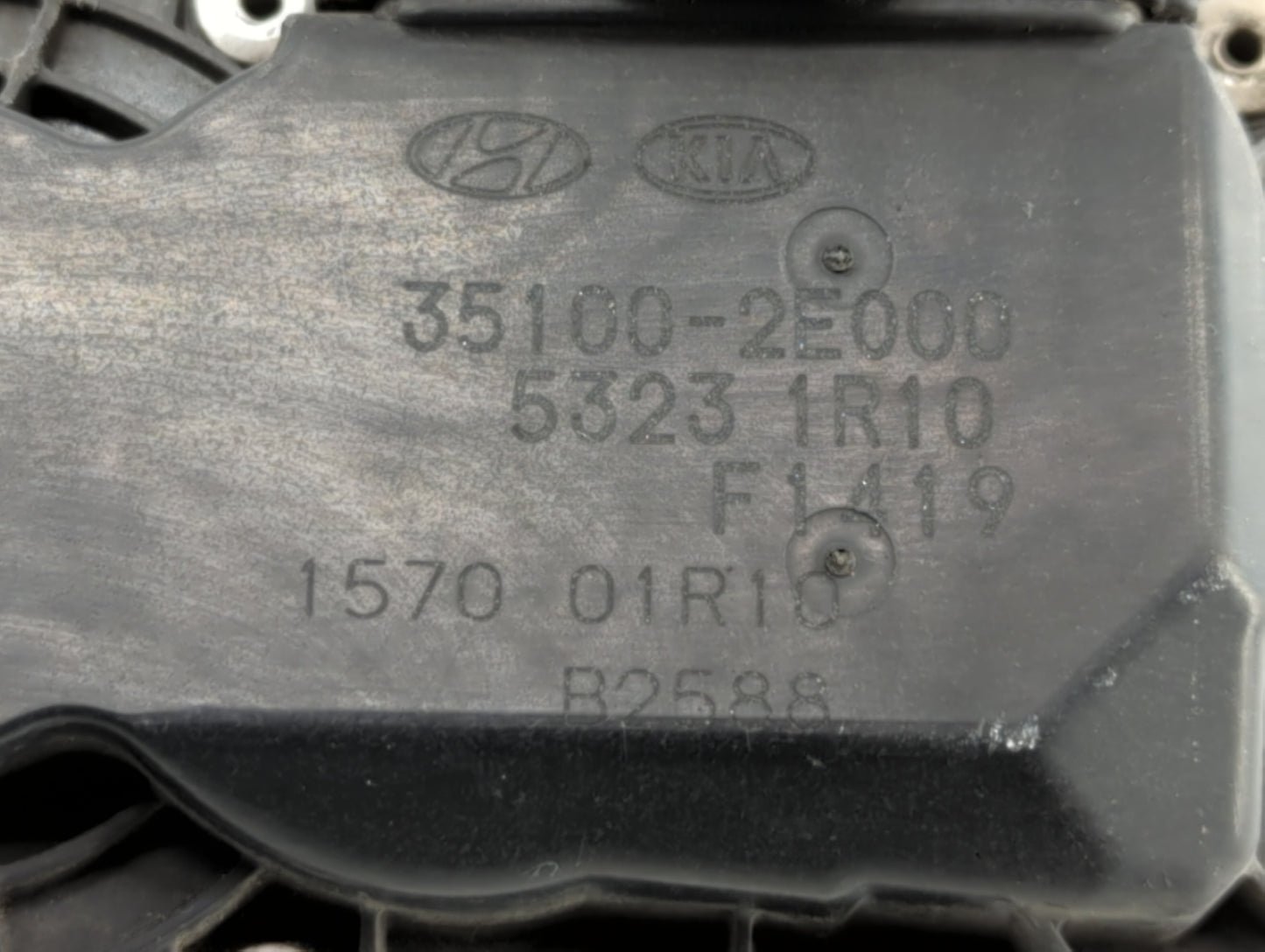 2011-2018 Hyundai Elantra Throttle Body P/N:35100-2E000 1302150124 Fits Fits 2011 2012 2013 2014 2015 2016 2017 2018 2019 OE
