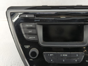 2014-2016 Hyundai Elantra Radio AM FM Cd Player Receiver Replacement P/N:96170-3X156GU Fits Fits 2014 2015 2016 OEM Used Auto Parts