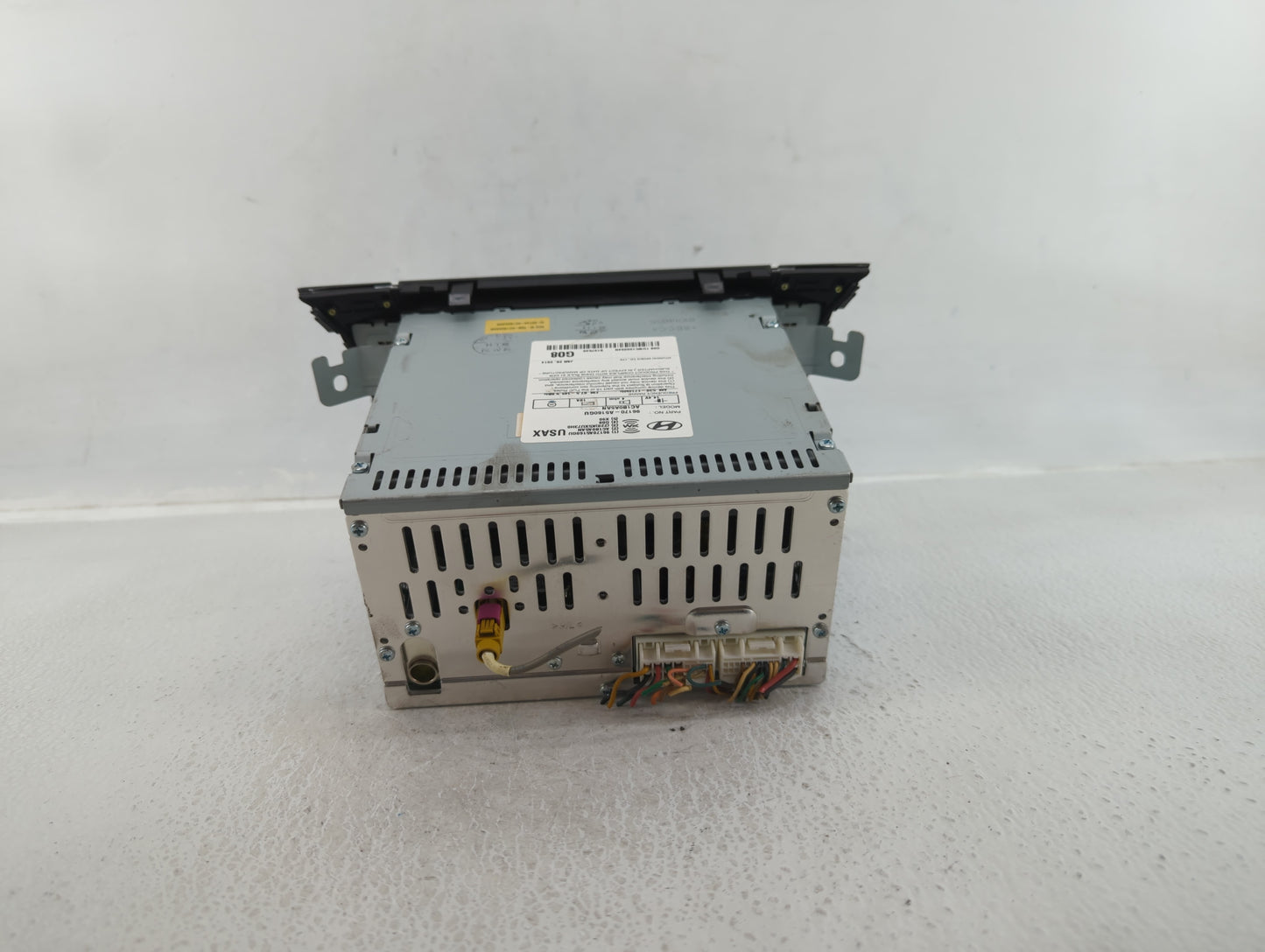 2014-2015 Hyundai Elantra Radio AM FM Cd Player Receiver Replacement P/N:96170 A5160GU Fits Fits 2014 2015 OEM Used Auto Par