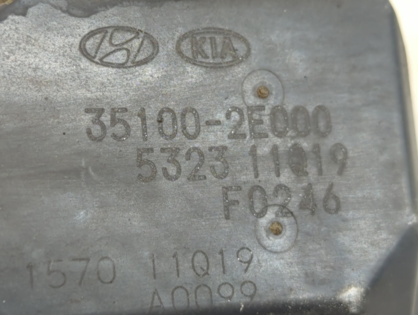 2011-2020 Hyundai Elantra Throttle Body P/N:35100-2E000 Fits Fits 2011 2012 2013 2014 2015 2016 2017 2018 2019 2020 2021 OEM