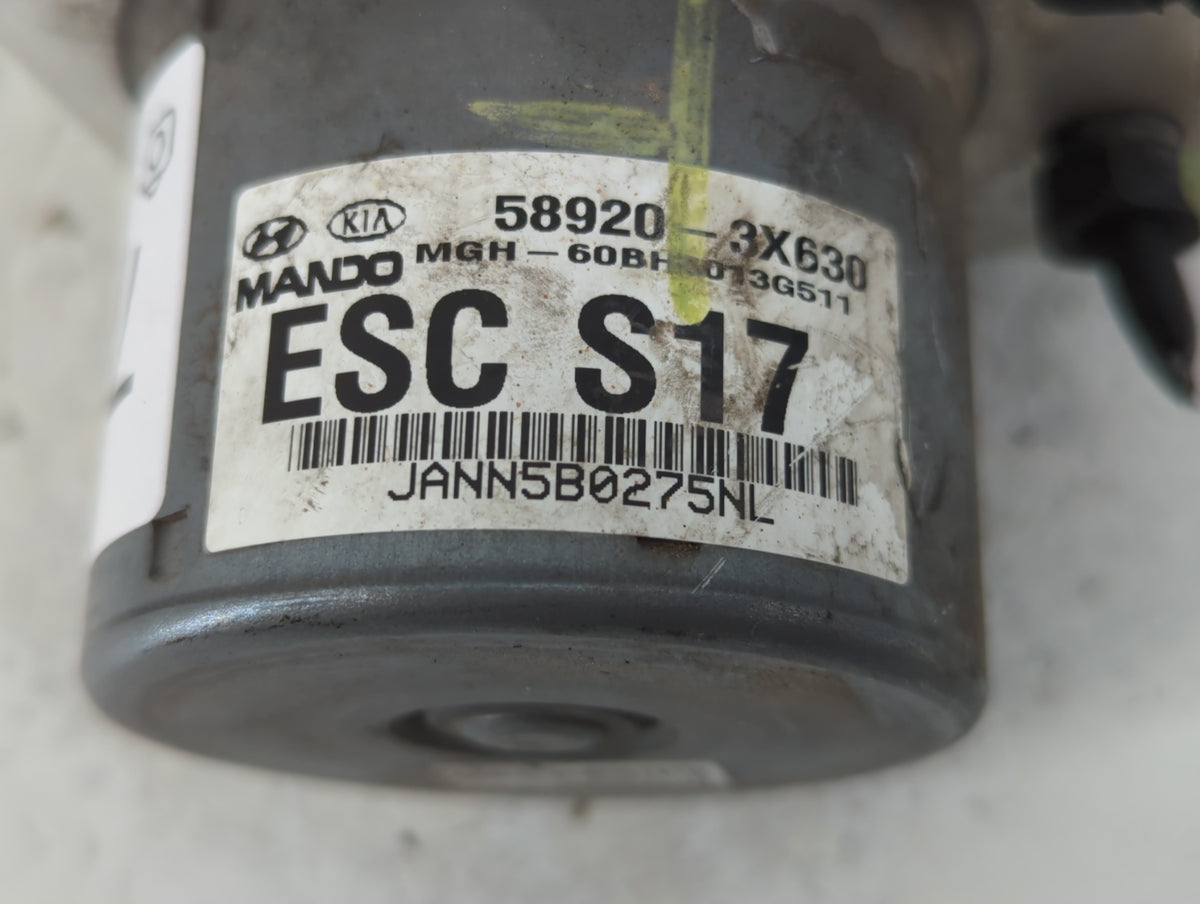 2014-2016 Hyundai Elantra Anti-Lock Brake ABS Pump Module Actuator OEM P/N:58920-3X630 BE6003G510 Fits Fits 2014 2015 2016 O