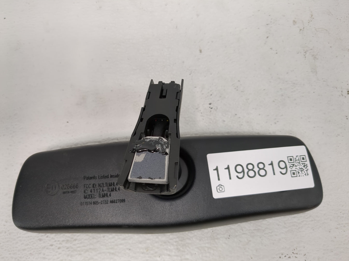 2014-2019 Hyundai Santa Fe Interior Rear View Mirror Replacement OEM P/N:E11026666 Fits Fits 2014 2015 2016 2017 2018 2019 O