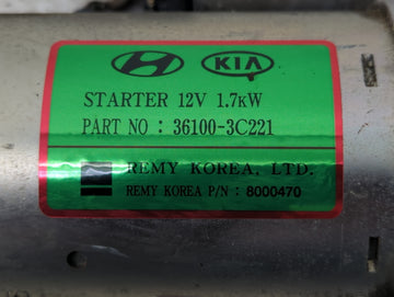 2013-2015 Hyundai Santa Fe Car Starter Motor Solenoid OEM P/N:36100-3C221 Fits Fits 2012 2013 2014 2015 2016 OEM Used Auto Parts