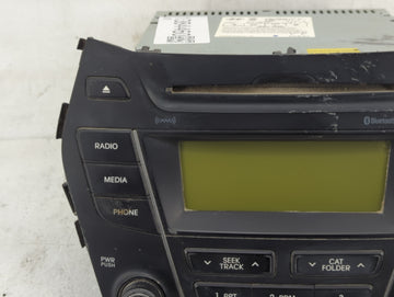 2013-2016 Hyundai Santa Fe Radio AM FM Cd Player Receiver Replacement P/N:96170-4Z0014X Fits Fits 2013 2014 2015 2016 OEM Used Auto Parts