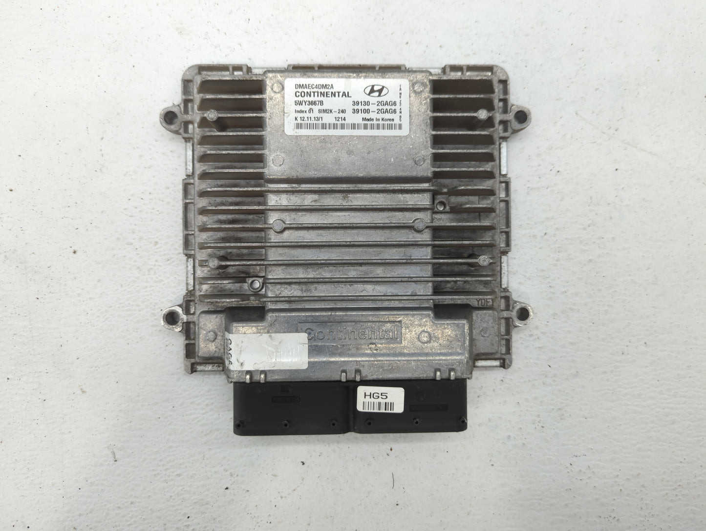 2014 Hyundai Santa Fe PCM Engine Control Computer ECU ECM PCU OEM P/N:39100-2GAG7 39130-2GAG7, 39100-2GAG5, 39130-2GAG5 Fits