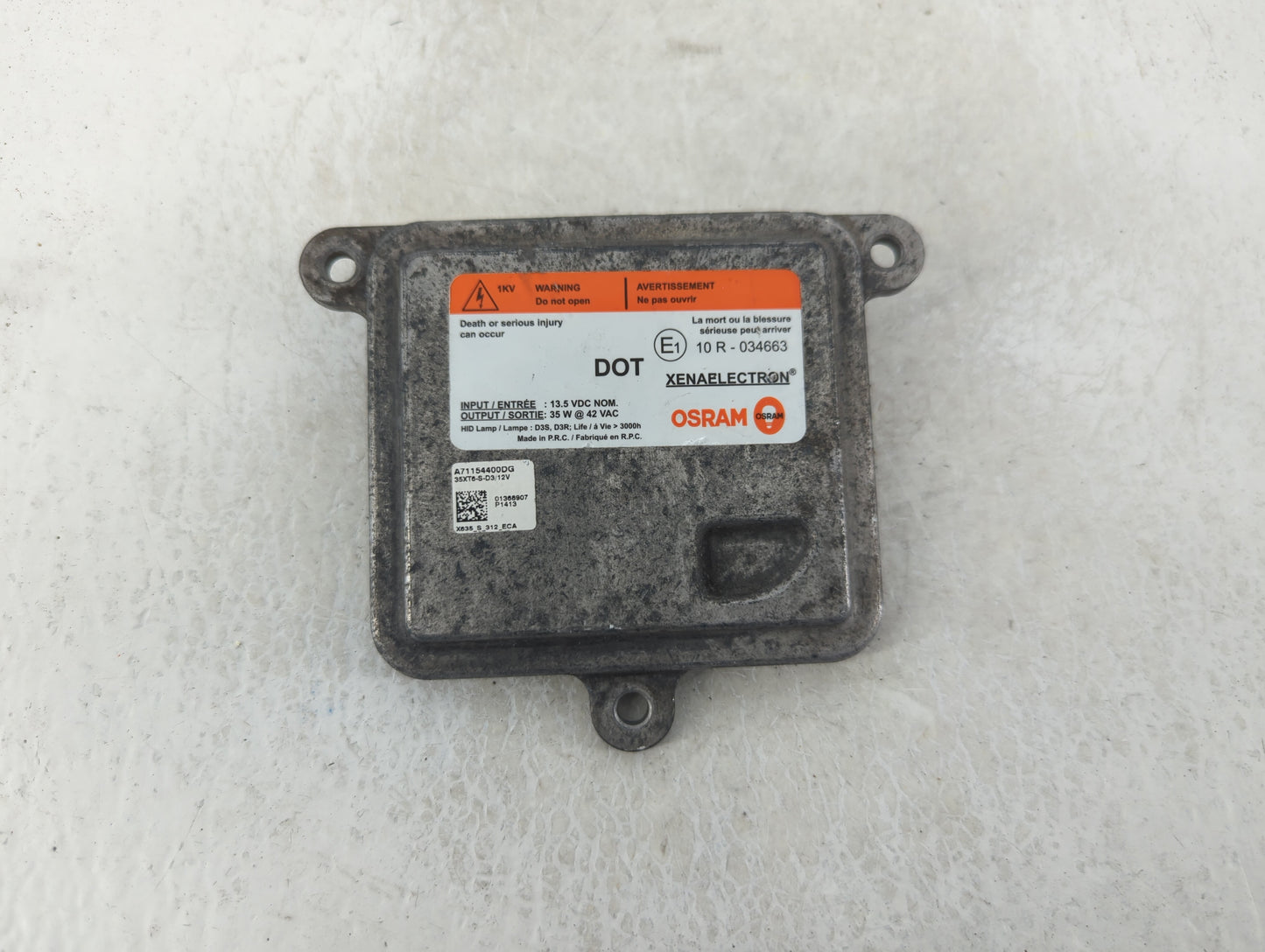 2013-2016 Hyundai Santa Fe Headlight Ballast Head Light - Oemusedautoparts1.com