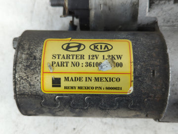 2013-2015 Hyundai Santa Fe Car Starter Motor Solenoid OEM Fits Fits 2012 2013 2014 2015 2016 OEM Used Auto Parts