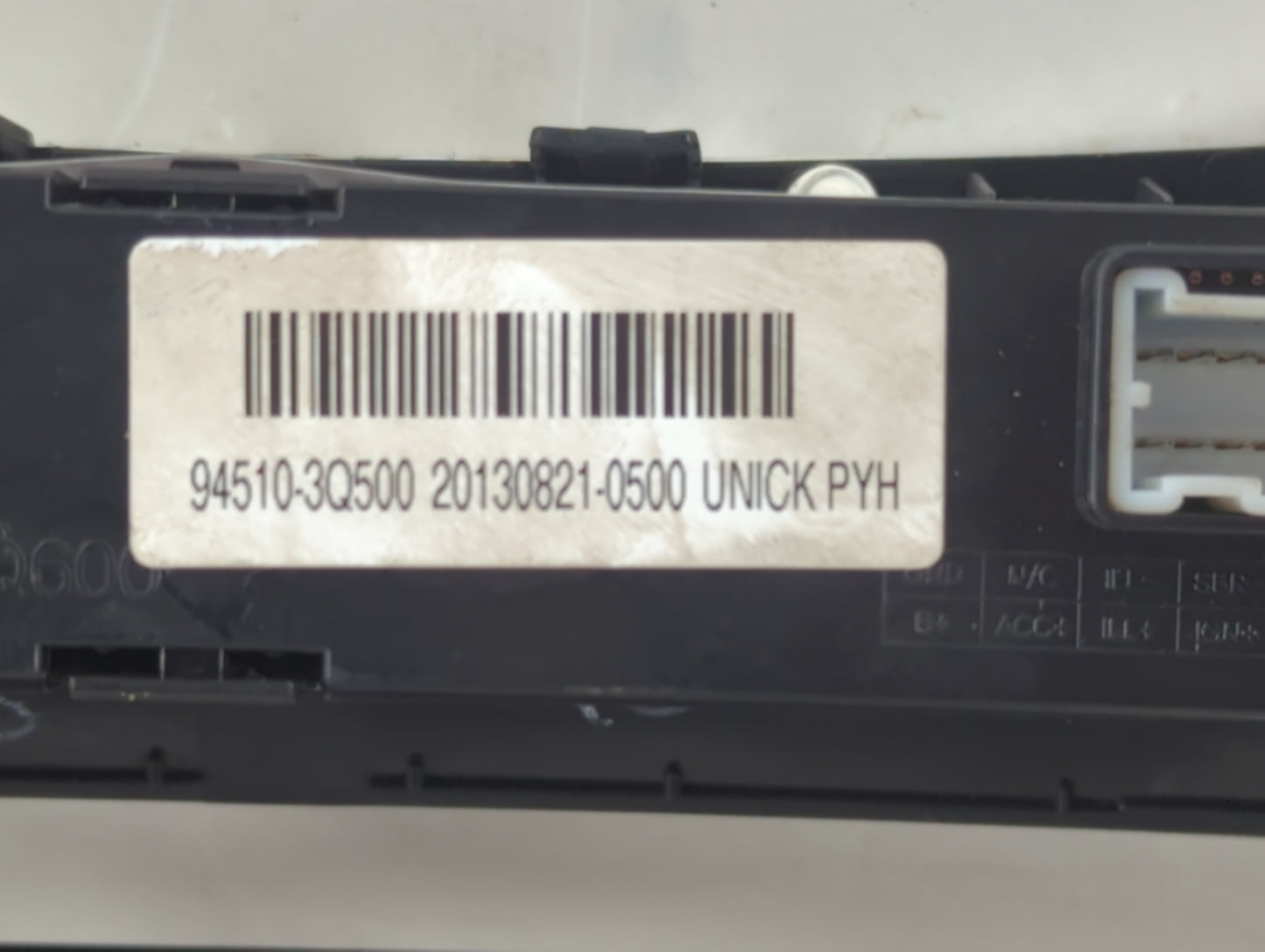 2014 Hyundai Sonata Climate Control Module Temperature AC/Heater Replacement P/N:94510-3Q500 Fits OEM Used Auto Parts - Oemu