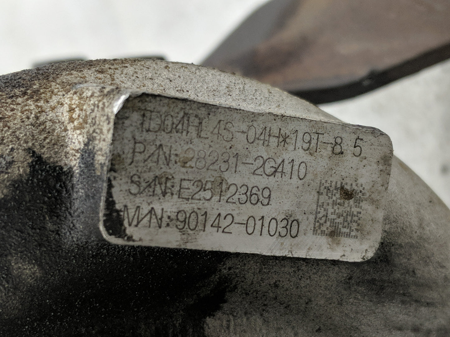 2011 Sonata Turbocharger Turbo Charger Super Charger Supercharger - Oemusedautoparts1.com